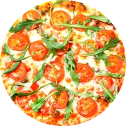 Tradicionais: Vegetariana - Pizza Família (Ingredientes:  Azeitonas,  Brócolis,  Catupiry,  Escarola,  Mussarela,  Orégano,  Palmito, Molho)