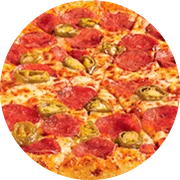 Tradicionais: Toscana - Pizza Família (Ingredientes:  Azeitona,  Calabresa,  Mussarela,  Orégano, Molho)