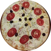 Tradicionais: Mussarela - Pizza Grande (Ingredientes: Mussarela, Fatias de tomate)