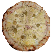 Tradicionais: Peito De Peru - Pizza Grande (Ingredientes: Molho de Tomate,  Mussarela,  Peito De Peru,  Catupiry,  Azeitona, Orégano)