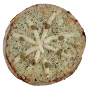 Tradicionais: Frango Com Catupiry - Pizza Grande (Ingredientes: Molho de Tomate,  Mussarela,  Frango,  Milho,  Catupiry,  Azeitona,  Orégano)