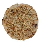 Doces: Banana 1 - Pizza Grande (Ingredientes:  Mussarela,  Banana, Leite Condensado,  Canela)