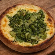 Esfihas Salgadas: Brócolis Com Mussarela - Esfiha Salgada (Ingredientes: Brócolis, Mussarela)