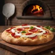 Esfihas Especiais: Peperoni com Catupiry - Esfiha (Ingredientes: Esfiha)
