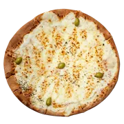 Clássicas: 2 Queijos - Pizza Grande (Ingredientes: Mussarela, Requeijão Cremoso (Catupiry))