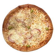 Clássicas: Lomborela - Pizza Grande (Ingredientes: Lombo Fatiado, Mussarela)
