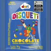 Doces e outros: Disquete DORI chocolate ao leite 18 g - Disquete DORI chocolate ao leite.