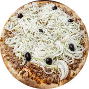 Tradicionais: Atum Sólido - Pizza Grande (Ingredientes: Atum sólido, Cebola)