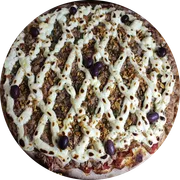 Tradicionais: Atum Especial - Pizza Grande (Ingredientes: Atum sólido, Cream cheese, Alcaparras, Alho frito)