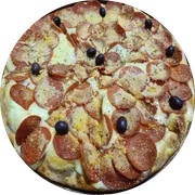 Tradicionais: Pepperoni - Pizza Grande (Ingredientes: Mussarela, Pepperoni, Parmesão)