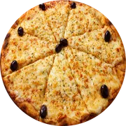 Tradicionais: 4 Queijos - Pizza Grande (Ingredientes: Mussarela, Provolone, Catupiry, Parmesão)