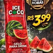 Gelo: Gelo Sabor Ice Melancia - 190g
