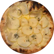 Pizza Clássicas: Pera & Miele - Pizza Grande (Ingredientes: Mussarela, Pera, Gorgonzola, Mel)