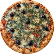 Tradicionais: Gorgonzola - Pizza Grande (Ingredientes: Gorgonzola com azeite e parmesão)