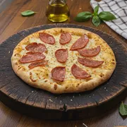 Tradicionais: Cracóvia - Pizza Grande 35 cm3 sabores (Ingredientes: Cracóvia, Mussarela)