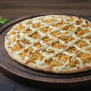 Tradicionais: Frango C/Catupiry - Pizza Grande 35 cm3 sabores (Ingredientes: Catupiry, Frango, Mussarela)
