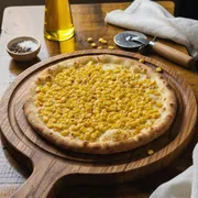 Tradicionais: Milho - Pizza Grande 35 cm3 sabores (Ingredientes: Milho, Mussarela)
