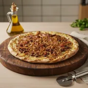 Especiais: Pork BBQ - Pizza Grande 35 cm3 sabores (Ingredientes: Carne de Porco, Molho Barbecue, Mussarela)