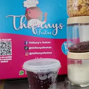 Sobremesa: Açai no pote - escolha até 3 acompanhamento - Açai no pote de 350 ml - opções - leite em pó, leite condensado, granola, paçoca, confete ou granulado - informe nas observações