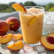 Sucos de Polpa & Natural: Suco Polpa Pêssego com água - Suco Polpa de Pêssego batido com água