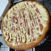 Tradicionais: 05- Casa Grande - Pizza Grande (Ingredientes: Molho, Mussarela, Lombo, Calabresa, Presunto, Catupiry, Palmito, Orégano)