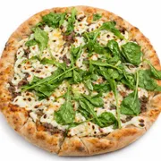 Gourmet: Costela a Moda da Chef - Pizza Média (Ingredientes: Alho Poró, Catupiry, Costela Desfiada, Cream Cheese, Molho de Tomate, Mussarela, Rúcula)
