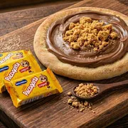 Edicao Limitada Mes das Mulheres: Broto de Pacoca - Broto doce de chocolate ao leite e pacoca (fina camada de mussarela na base)