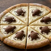 Edicao Limitada Mes das Mulheres: Broto de Ninho e tortuguita - Broto de creme de leite ninho e tortuguita (fina camada de mussarela na base)