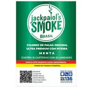 Cigarros: Jack Paiols Menta c/ 20 unid. com Piteira - sabor Menta c/ 20 unid. com Piteira