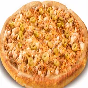 Clássicos: Atum - Pizza Gigante (Ingredientes: Atum, Molho de Tomate, Mussarela, Orégano)