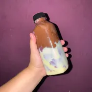 Açai na garrafa: Ninho com nutella - 500ML (Ingredientes: Açai, creme de ninho, leite, leite condensado, leite em po, Nutella)