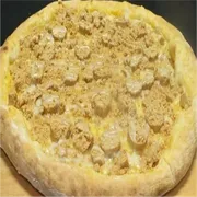 Doces: Paçoquinha - Pizza Gigante (Ingredientes: Chocolate Preto, Creme de Leite, Mussarela, Paçoca)