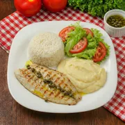 Pratos Individuais: Filé de Peixe Grelhado - Executivo (Ingredientes: Filé de Peixe)