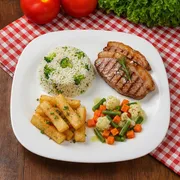 Pratos Individuais: Picanha Suína - Executivo (Ingredientes: Picanha Suína)