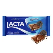 Barras de Chocolate: Barra Lacta Oreo Preta 90g)