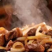 Porções: Porção de Contra Filé c/ Cebola 500g - Porções