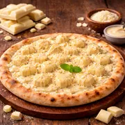 Doces: Chocolate Branco - Pizza Grande (Ingredientes: Chocolate Branco)