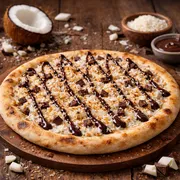Doces: Prestígio - Pizza Grande (Ingredientes: Chocolate, Coco Ralado)