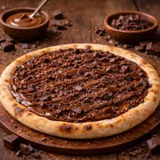 Doces: Chocolate - Pizza Grande (Ingredientes: Chocolate)