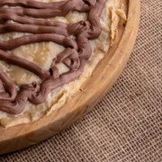 Doces: PRESTÍGIO - Pizza Grande (Ingredientes: Chocolate ao Leite, Cocada Cremosa)
