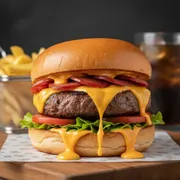 Lanches: Calabresa Cheddar - Lanche (Ingredientes: Alface, Calabresa, Cheddar, Hambúrguer, Pão, Tomate)