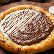 Edicao Limitada Mes das Mulheres: Esf Nutella com Ninho - Creme de avelã com creme de leite ninho (fina camada de mussarela na base)