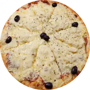 Tradicionais: Libanesa - Pizza Grande (Ingredientes: Calabresa fatiada, Champignon, Palmito, Mussarela)