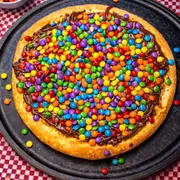 Pizzas Doces: 40-Chocolate Com M&M