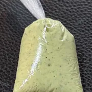 NORMAL: MOLHO VERDE - saquinho de molho verde individualMOLHO VERDE DE SALSINHA E CEBOLINHA E TEMPEROS ESPECIAIS