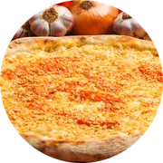 Especiais: Alho Frito - Pizza Grande (Ingredientes: Alho Frito, Mussarela)