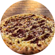 Defumados: Bacon c/ Catupiry - Pizza Broto (Ingredientes:  Bacon,  Catupiry)