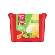Sorvetes Kibon: SORVETE LIMÃO E MARÁCUJA 1,5 LITROS - O sorvete Kibon Duo Mousse Limão e Maracujá (1,5L) é uma edição limitada que combina a cremosidade do mousse com a acidez refrescante do limão e a intensidade do maracujá