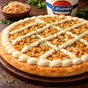 Premium: Frango ao Catupiry Original - Pizza Grande (Ingredientes: Frango, Catupiry Original)