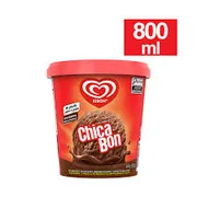 Sorvetes Kibon: KIBON CHICABON 800ML - O Sorvete Kibon ChicaBon Pote 800ml é a versão em maior quantidade do clássico picolé de chocolate maltado.